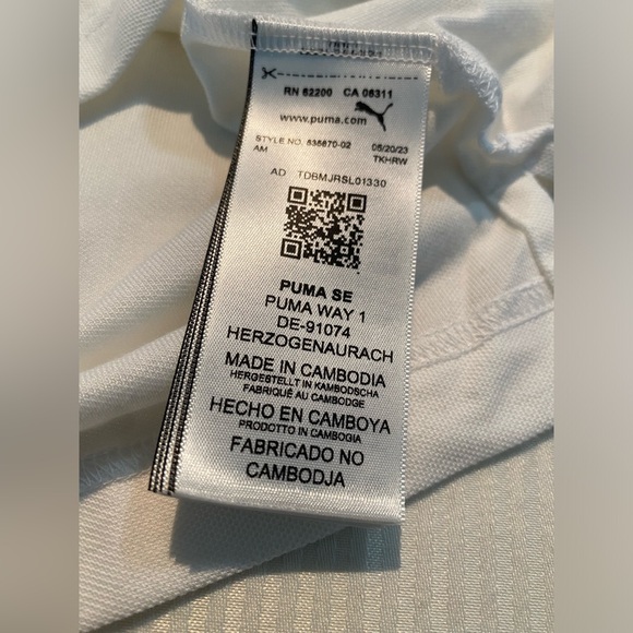 Puma BMW Motorsport Zip Pique Polo Shirt - Picture 8 of 10